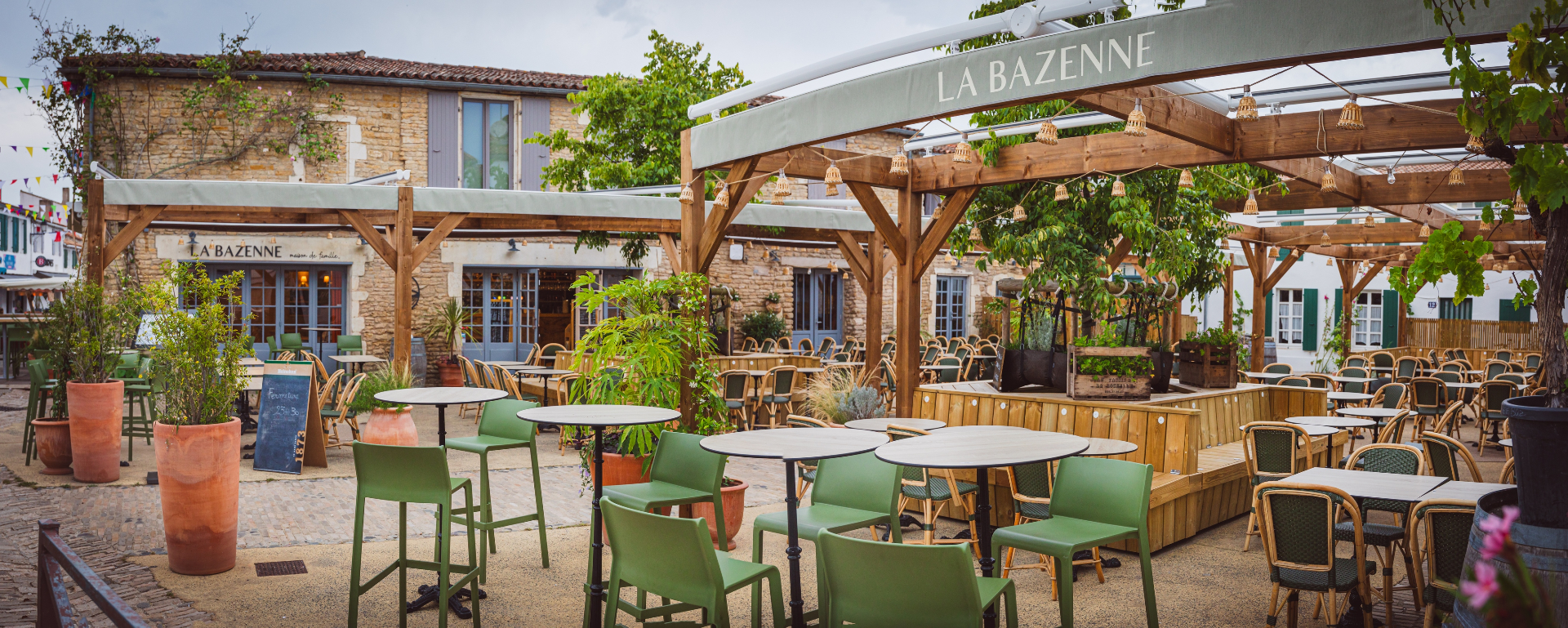 Terrasse de La Bazenne aux Portes-en-Ré